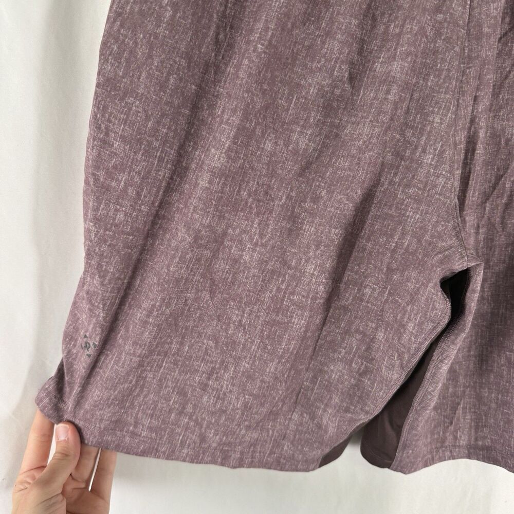 Lululemon Athletic Shorts Men's Large Purple Lined Pockets Drawstring - Picture 9 of 10